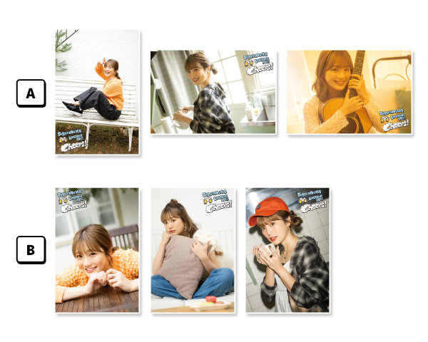 ポストカードセットA/B【Segawa Ayaka あやかがたり Live Tour 2025〜Cheers!〜supported by北海道ホテル&リゾート株式会社】