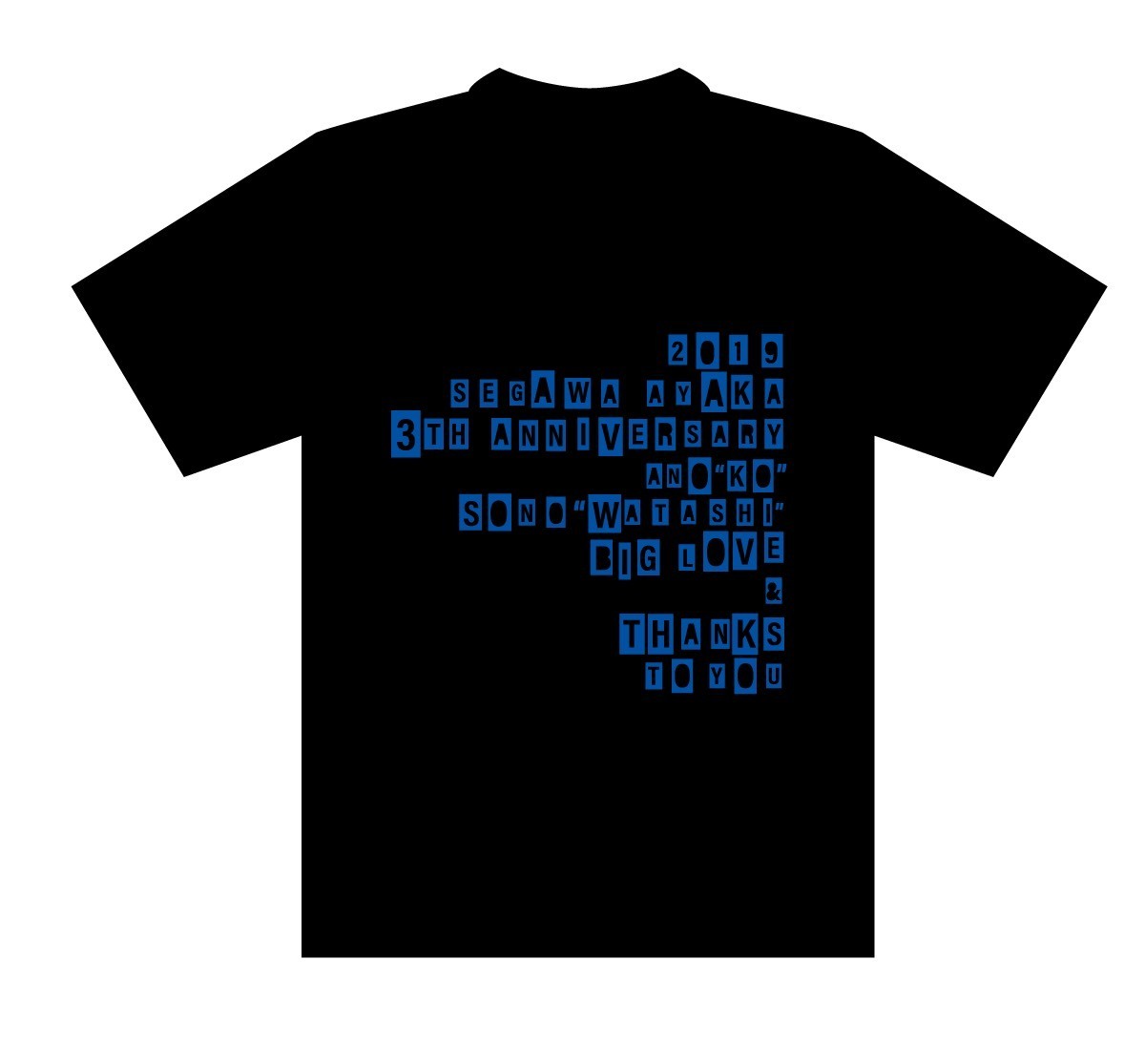 【3周年記念】Tシャツ ブルー(北海道限定)