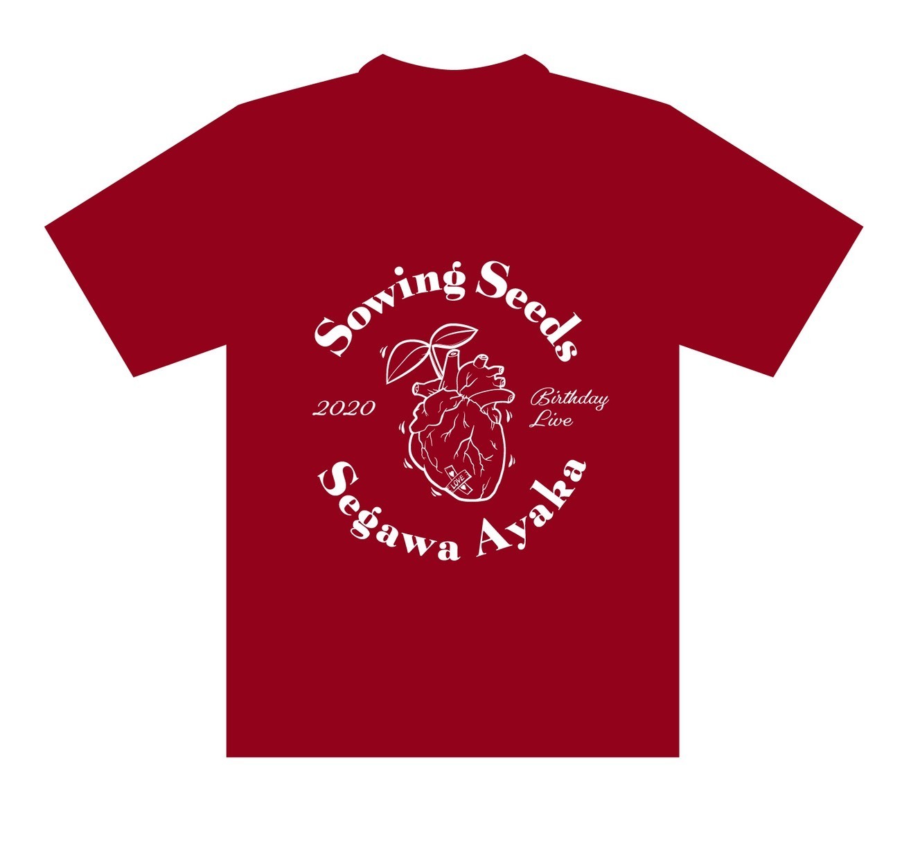 【Birthday Live 2020〜Sowing Seeds〜】Tシャツ ボルドー